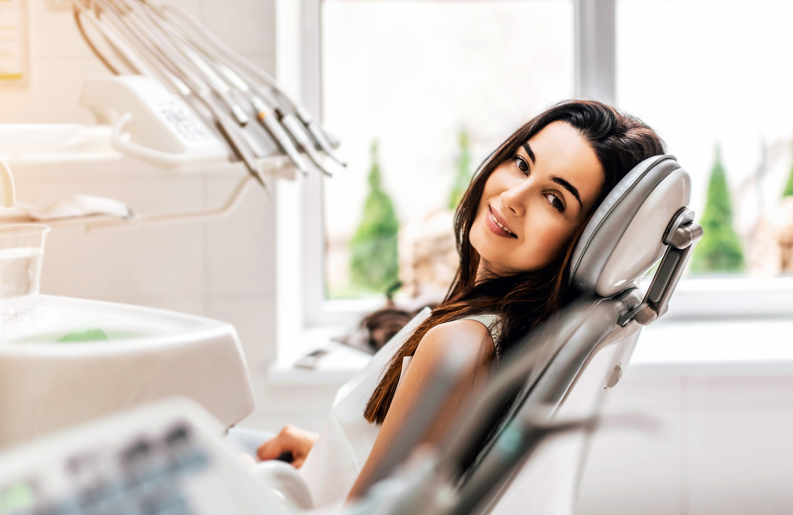 Pacijentica u dentalnoj ordinaciji
